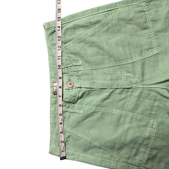 Mother The Shaker Chop Crop Pants in Wedge Green Size: 26 - Picture 10 of 12